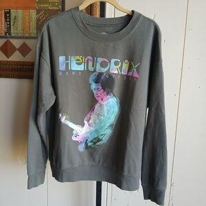 JIMMY HENDRIX BAND OF GYPSYS 1970 TOUR DOUBLE SIDED SWEATSHIRT SIZE L